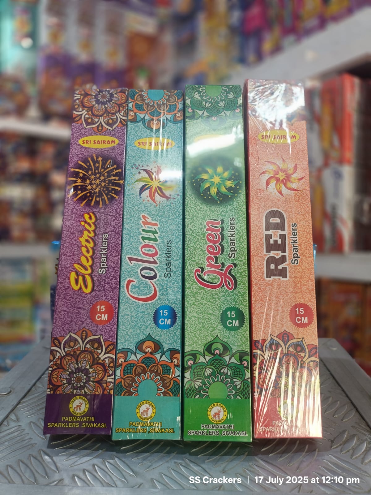 15 Cm Green Sparklers